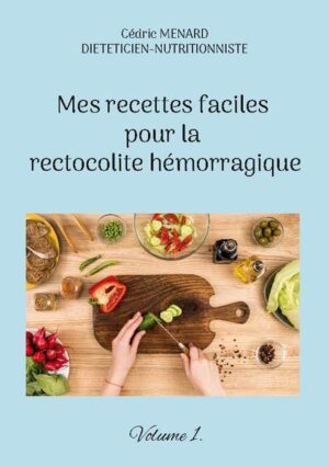 Cet ouvrage est dédié à toutes les personnes souffrant de la rectocolite hémorragique, et il offre aux détenteurs de l'ouvrage du même auteur : " Quelle alimentation pour la rectocolite hémorragique ? " un ouvrage complémentaire. De nombreuses recettes parfaitement adaptées à la rectocolite hémorragique, à base de poisson, de viande, de légume vert, de féculents, ainsi que des desserts gourmands, vous sont proposés, toutes et tous plus faciles les uns que les autres à élaborer, vous permettant ainsi de mieux gérer l'alimentation spécifique que cette pathologie exige, notamment lors des épisodes de poussées inflammatoires. Deux semaines de menus totalement inédits, parfaitement adaptés à cette colite inflammatoire, incluant les recettes proposées au sein de l'ouvrage, vous sont également proposées.