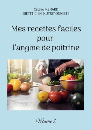 Cet ouvrage est dédié à toutes les personnes souffrant de l'angine de poitrine, et il offre aux détenteurs de l'ouvrage du même auteur : "Quelle alimentation pour l'angine de poitrine ?" un ouvrage complémentaire. De nombreuses recettes parfaitement adaptées à l'angine de poitrine, à base de poisson, de viande, de légume vert, de féculent, ainsi que des desserts gourmands, vous sont proposés, toutes et tous plus faciles les uns que les autres à élaborer, vous permettant ainsi de mieux gérer l'alimentation spécifique que cette cardiopathie exige. Deux semaines de menus totalement inédits, parfaitement adaptés à l'angine de poitrine, incluant les recettes proposées au sein de l'ouvrage, vous sont également proposées.