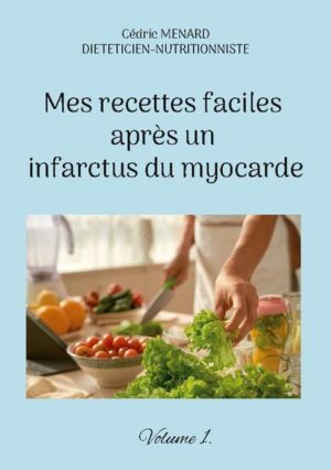 Cet ouvrage est dédié à toutes les personnes ayant souffert d'un infarctus du myocarde, et il offre aux détenteurs de l'ouvrage du même auteur : "Quelle alimentation après un infarctus du myocarde ?" un ouvrage complémentaire. De nombreuses recettes parfaitement adaptées à l'infarctus du myocarde, à base de poisson, de viande, de légume vert, de féculent, ainsi que des desserts gourmands, vous sont proposés, toutes et tous plus faciles les uns que les autres à élaborer, vous permettant ainsi de mieux gérer l'alimentation spécifique que cette cardiopathie exige. Deux semaines de menus totalement inédits, parfaitement adaptés à l'infarctus du myocarde, incluant les recettes proposées au sein de l'ouvrage, vous sont également proposées.