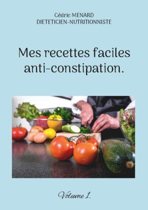 Cet ouvrage est dédié à toutes les personnes souffrant de constipation, et il offre aux détenteurs de l'ouvrage du même auteur : " Quelle alimentation pour la constipation ? " un ouvrage complémentaire. De nombreuses recettes anti-constipation, à base de poisson, de viande, de légume vert, de féculent, ainsi que des desserts gourmands, vous sont proposés, toutes et tous plus faciles les uns que les autres à élaborer, vous permettant ainsi de mieux gérer l'alimentation spécifique visant à accélérer efficacement le transit intestinal. Deux semaines de menus totalement inédits, parfaitement adaptés à la constipation, incluant les recettes proposées au sein de l'ouvrage, vous sont également proposées.