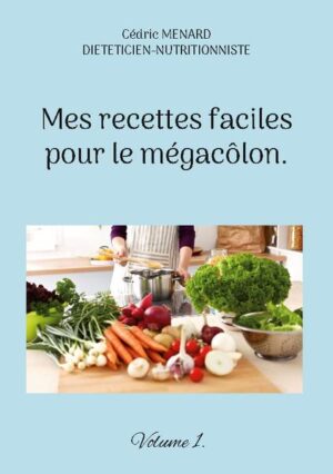 Cet ouvrage est dédié à toutes les personnes souffrant du mégacôlon, et il offre aux détenteurs de l'ouvrage du même auteur : " Quelle alimentation pour le mégacôlon ? " un ouvrage complémentaire. De nombreuses recettes adaptées au mégacôlon, à base de poisson, de viande, de légume vert, de féculent, ainsi que des desserts gourmands, vous sont proposés, toutes et tous plus faciles les uns que les autres à élaborer, vous permettant ainsi de mieux gérer l'alimentation spécifique visant à accélérer efficacement le transit intestinal. Deux semaines de menus totalement inédits, parfaitement adaptés au mégacôlon, incluant les recettes proposées au sein de l'ouvrage, vous sont également proposées.