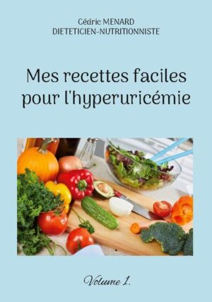 Cet ouvrage est dédié à toutes les personnes qui souffrent d'hyperuricémie, et il offre aux détenteurs de l'ouvrage du même auteur : "Quelle alimentation pour l'hyperuricémie ?" un ouvrage complémentaire. De nombreuses recettes parfaitement adaptées à l'hyperuricémie, à base de poisson, de viande, de légume vert, de féculent, ainsi que des desserts gourmands, vous sont proposés, toutes et tous plus faciles les uns que les autres à élaborer, vous permettant ainsi de mieux gérer l'alimentation spécifique que cette pathologie exige. Deux semaines de menus totalement inédits, parfaitement adaptés à l'hyperuricémie, incluant les recettes proposées au sein de l'ouvrage, vous sont également proposées.