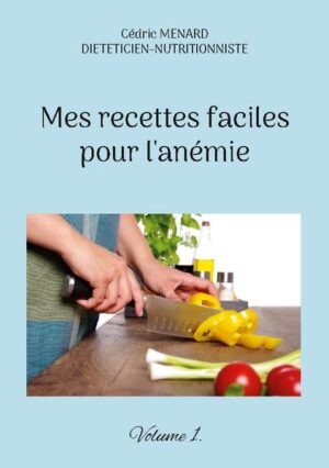 Cet ouvrage est dédié à toutes les personnes qui souffrent d'anémie, et il offre aux détenteurs de l'ouvrage du même auteur : " Quelle alimentation pour l'anémie ? " un ouvrage complémentaire. De nombreuses recettes parfaitement adaptées à l'anémie, à base de poisson, de viande, de légume vert, de féculent, ainsi que des desserts gourmands, vous sont proposés, toutes et tous plus faciles les uns que les autres à élaborer, vous permettant ainsi de mieux gérer l'alimentation spécifique que cette pathologie exige. Deux semaines de menus totalement inédits, parfaitement adaptés à l'anémie, incluant les recettes proposées au sein de l'ouvrage, vous sont également proposées.