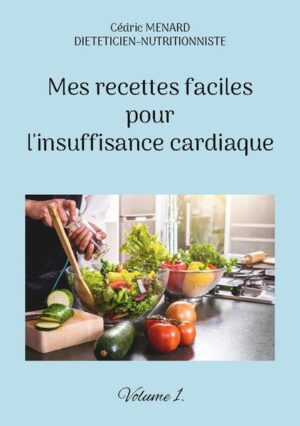 Cet ouvrage est dédié à toutes les personnes qui souffrent d'insuffisance cardiaque, et il offre aux détenteurs de l'ouvrage du même auteur : "Quelle alimentation pour l'insuffisance cardiaque ?" un ouvrage complémentaire. De nombreuses recettes parfaitement adaptées à l'insuffisance cardiaque, à base de poisson, de viande, de légume vert, de féculent, ainsi que des desserts gourmands, vous sont proposés, toutes et tous plus faciles les uns que les autres à élaborer, vous permettant ainsi de mieux gérer l'alimentation spécifique que cette cardiopathie exige. Deux semaines de menus totalement inédits, parfaitement adaptés à l'insuffisance cardiaque, incluant les recettes proposées au sein de l'ouvrage, vous sont également proposées.