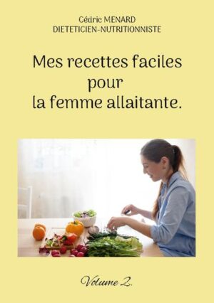 Cet ouvrage est dédié à toutes les femmes allaitantes, et il offre aux détentrices de l'ouvrage du même auteur : " Quelle alimentation pour la femme allaitante ? " un ouvrage totalement complémentaire. De nombreuses recettes à base de poisson, de viande, de légume vert, de féculent, ainsi que des desserts gourmands, vous sont proposés, toutes et tous plus faciles les uns que les autres à élaborer, vous permettant ainsi de mieux gérer l'alimentation spécifique que votre allaitement exige. Deux semaines de menus adaptés et totalement inédits, incluant les recettes proposées au sein de l'ouvrage, vous sont également proposées.