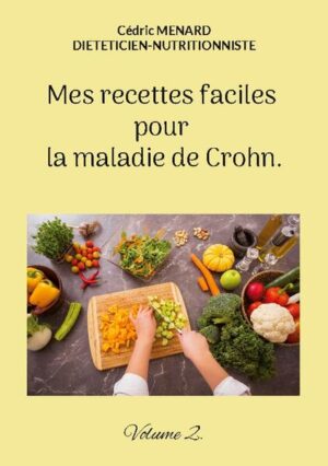 Cet ouvrage est dédié à toutes les personnes souffrant de la maladie de Crohn, et il offre aux détenteurs de l'ouvrage du même auteur : " Quelle alimentation pour la maladie de Crohn ? " un ouvrage complémentaire. De nombreuses recettes à base de poisson, de viande, de légume vert, de féculent, ainsi que des desserts gourmands, vous sont proposés, toutes et tous plus faciles les uns que les autres à élaborer, vous permettant ainsi de mieux gérer l'alimentation spécifique que votre colite inflammatoire exige. Deux semaines de menus adaptés et totalement inédits, incluant les recettes proposées au sein de l'ouvrage, vous sont également proposées.