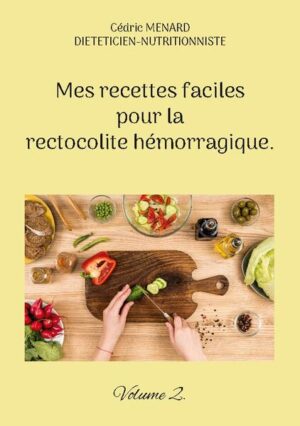 Cet ouvrage est dédié à toutes les personnes souffrant de rectocolite hémorragique, et il offre aux détenteurs de l'ouvrage du même auteur : " Quelle alimentation pour la rectocolite hémorragique ? " un ouvrage complémentaire. De nombreuses recettes à base de poisson, de viande, de légume vert, de féculent, ainsi que des desserts gourmands, vous sont proposés, toutes et tous plus faciles les uns que les autres à élaborer, vous permettant ainsi de mieux gérer l'alimentation spécifique que votre colite hémorragique exige. Deux semaines de menus adaptés et totalement inédits, incluant les recettes proposées au sein de l'ouvrage, vous sont également proposées.