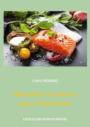 Cet ouvrage est dédié à toutes les personnes souffrant d'arthrose, et il offre aux détenteurs de l'ouvrage du même auteur : " Quelle alimentation pour l'arthrose ? " un ouvrage totalement complémentaire. De nombreuses recettes vont sont proposées, toutes très simples à mettre en pratique, vous permettant ainsi de mieux gérer votre alimentation spécifique associée à votre arthrose. Le but de cet ouvrage étant de vous apprendre très rapidement à ajuster parfaitement toutes vos recettes traditionnelles, et lutter ainsi efficacement contre arthrose en toute quiétude. L'auteur vous propose également un mois de menus totalement inédits, idéalement adaptés à votre pathologie, complétant ainsi votre apprentissage nutritionnel.