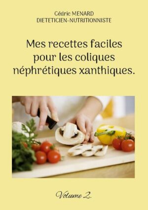 Cet ouvrage est dédié à toutes les personnes souffrant de coliques néphrétiques xanthiques, et il offre aux détenteurs de l'ouvrage du même auteur : " Quelle alimentation pour les coliques néphrétiques xanthiques ? " un ouvrage complémentaire. De nombreuses recettes à base de poisson, de viande, de légume vert, de féculent, ainsi que des desserts gourmands, vous sont proposés, toutes et tous plus faciles les uns que les autres à élaborer, vous permettant ainsi de mieux gérer l'alimentation spécifique que votre lithiase xanthique exige. Deux semaines de menus adaptés et totalement inédits, incluant les recettes proposées au sein de l'ouvrage, vous sont également proposées.