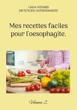 Cet ouvrage est dédié à toutes les personnes souffrant d'oesophagite, et il offre aux détenteurs de l'ouvrage du même auteur : " Quelle alimentation pour l'oesophagite ? " un ouvrage complémentaire. De nombreuses recettes à base de poisson, de viande, de légume vert, de féculent, ainsi que des desserts gourmands, vous sont proposés, toutes et tous plus faciles les uns que les autres à élaborer, vous permettant ainsi de mieux gérer l'alimentation spécifique que votre oesophagite exige. Deux semaines de menus adaptés et totalement inédits, incluant les recettes proposées au sein de l'ouvrage, vous sont également proposées.