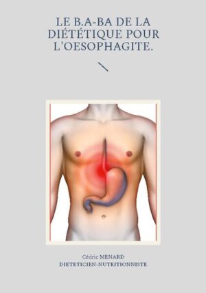 Cet ouvrage regroupe l'essentiel diététique et nutritionnel que tous les patients souffrant d'oesophagite doivent absolument savoir. Chaque famille alimentaire y est représentée, de très nombreux conseils diététiques et quelques astuces culinaires fondamentales également. En bref, le B.a.-ba de la diététique que vous devez absolument avoir en votre possession !