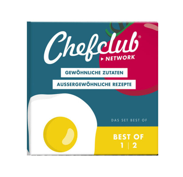 Bekannt geworden durch die sozialen Netzwerke, begeistert chefclub seine Community und lädt zum fröhlichen Kochen ein. Kreative und außergewöhnliche Rezepte mit gewöhnlichen Zutaten stehen dabei auf dem Menü. "Das Set Best Of 1 & 2" ist erhältlich im Online-Buchshop Honighäuschen.