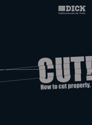 How do I cut different foodstuffs correctly? Why are there over 20 different types of knives? These are just two of the questions that this 200 page book addresses. The book is crammed with information about knives and cutting. The correct usage and operation of the individual knives, in combination with the different foodstuffs, are demonstrated in this book through over 90 different cutting techniques. The most important applications are also available as videos. The videos can be called up and viewed on a Smartphone or tablet PC by scanning the corresponding QR code. Selected recipes from star chef Sebastian Frank complete this cutting manual and leave no question unanswered. The skill of the chef lies in the preparation. This is best done using sharp knives and with correctly performed cutting techniques. But is not just a question of the techniques. The care of the knives, the sharpening methods and safety while cutting are also important factors when working with knives. Cutting and sharpening make up the the world of Friedr. Dick GmbH & Co. KG. Born out of a love of cooking and based on centuries of experience, Friedr. Dick has created an enormous range of knives and associated products. The combination of innovative production methods and traditional know-how result in high-quality products for all lovers of good cooking.
