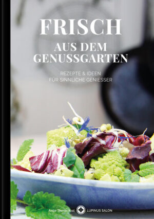 „Frisch aus dem Genussgarten“ steckt voller Rezepte, Tipps und Wissenswertem für Teemischungen, Gaumenfreuden, frische Drinks und für Naturkosmetik zum selbermachen. So einfach kann genießen sein. So bunt kann vollwertige Ernährung sein. So himmlisch gut fühlen sich die allesamt simplen Naturrezepte für Haut und Haare an. Genießen mit allen Sinnen! Das ist seit Jahren mein wichtigster Leitsatz. In meinem LUPINUS Genussgarten gedeihen mehr als 90 verschiedene essbare Pflanzen, gewöhnliche und ganz besondere Kräuter. Ich kombiniere sie zu neuen Teemischungen und experimentiere mit ihnen für meine feinen Speisen, Getränke und Pflegeprodukte. Mit diesem Buch erfüllt sich ein Herzenswunsch von mir, dich mit meinen Lieblingsrezepten, begleitet von appetitmachenden Bilderseiten, zum Ausprobieren zu inspirieren. Ich lade dich herzlich ein, teilzuhaben an der Magie meiner Kräuter- und Genusswelt, mit ihren wunderbar vielfältigen, schmackhaften, schönheitsgebenden und wohltuenden Zutaten. Genieße es! Deine Antje Therés Kral