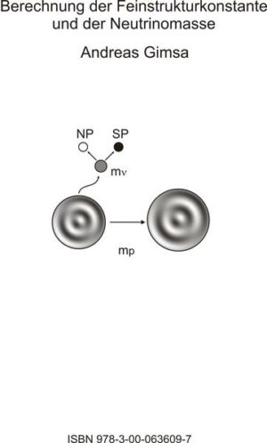 Honighäuschen (Bonn) - Die Veröffentlichung vertieft Fragestellungen, die bereits im Titel "Die Metrik der Raumzeit" behandelt wurden. Es sollen vorliegend die Feinstrukturkonstante und die Neutrinomasse berechnet werden. Ausgehend vom Zweimassensystem des Wasserstoffatoms werden energetische und quantenphysikalische Zusammenhänge offenbart. Dabei wird das Bohrsche Atommodell, das wegen der quantenphysikalischen Unschärfe von Ort und Impuls des Elektrons als überholt gilt, um die energetischen Daten des Protons erweitert. Im Zusammenhang mit der Berechnung der Feinstrukturkonstante und der Neutrinomasse zeigt sich, dass dieses Modell auch heute noch wertvolle Erkenntnisse liefern kann. Dazu sei noch Folgendes bemerkt: Die physikalische Deutung der Quantenphänomene wird nur über die Akzeptanz der Einführung einer zweiten zeitlichen Dimension, der imaginären Gegenwart gelingen. Erst damit wird verständlich, dass Quanten, die sich in einem 5-dimensionalen raumzeitlichen Gefüge aufhalten, der Beobachtung in einer 4-dimensionalen Raumzeit, nicht vollständig zugänglich sind.