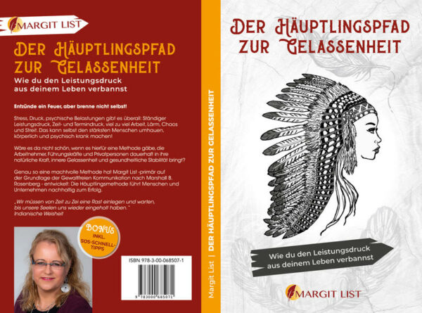 Honighäuschen (Bonn) - Der Häuptlingspfad zur Gelassenheit Wie du den Leistungsdruck aus deinem Leben verbannst Hast du schon einmal einen Häuptling mit Burnout gesehen? Total erschöpft, überarbeitet und ausgepowert? Nein? Für mehr als jeden zweiten Deutschen sind Leistungs-, Zeit- und Termindruck, psychische Belastungen und Stress die täglichen Begleiter. Die körperlichen und psychischen Probleme lassen dabei meist nicht lange auf sich warten: Anhaltende Müdigkeit, Schlafstörungen, Kreuzschmerzen, Bluthochdruck, Tinnitus und noch viele mehr. Möchtest du nicht viel lieber - beruflich sowie privat - ein Sieger sein? Und das, ohne dich ständig zu verausgaben, abzukämpfen und dich kaputt zu arbeiten? ErfolgREICH wie ein Häuptling! Mit mehr Gelassenheit, natürlicher Kraft und Power, gesundheitlicher Stabilität trotz Leistungsdruck und Stress? Genau das ist es! Dieses Arbeitsbuch ist für Führungskräfte, Arbeitnehmer und Menschen wie du und ich, die ihr volles Potential im Leben entfalten und nutzen wollen. Die gelassen, voller Kraft und Gesundheit ihre gesteckten Ziele erreichen wollen. Die ihre Schlüsselqualifikationen wie Persönlichkeit, Sozialkompetenz, emotionale Kompetenz weiter ausbauen möchten. Gerade aber keine Zeit ein Buch zu lesen? Dann lade dir jetzt die SOS-SCHNELL-TIPPS für mehr Gelassenheit, deine maximale Kraft und gesundheitliche Stabilität herunter! Für Führungskräfte, Arbeitnehmer und alle Menschen wie du und ich. PLUS GRATIS 5 BILDER aus der eigenen Feder von Margit List aus DIESEM Buch (inkl. Häuptlingin-Bild), kostenlos im DIN A4-Format zum Ausdrucken! Aufblühen und durchstarten kannst du mit der machtvollen Methode von Margit List, die primär auf der Grundlage der Gewaltfreien Kommunikation nach Marshall B. Rosenberg basiert. Die Häuptlingsmethode führt Menschen und Unternehmen nachhaltig zum Erfolg! Ein Arbeitsbuch, das es in sich hat: Viel Wissen, konkretes Handwerkszeug für die Praxis und einer Menge Übungen, um neues Verhalten nachhaltig zu erlernen. Und das alles auf eine einfache unterhaltsame Art und Weise, die Spaß macht. Dieses Buch vermittelt dir einzigartiges Wissen:  den Unterschied zwischen Druck und Stress und warum wir Druck brauchen  einen ganz anderen Blick auf DIE ARBEIT  wie du privat und beruflich ErfolgREICH wirst  auf was es ankommt, um gesund, voller Energie und Gelassenheit zu bleiben  Weisheiten eines alten Häuptlings über Stress, Druck und Burnout Das Buch stärkt den Menschen in seinem tiefsten Kern. Es zeigt, wie keine andere Methode auf den Markt in einfacher, schneller und praktischer Art und Weise:  wie du in deine eigene tiefe Gelassenheit kommst trotz Druck, Stress und Belastungen  was du dringend brauchst, um vor allem psychisch gesund zu bleiben  welche Fehler du in deinem Alltag unbedingt vermeiden solltest Das Buch wird dich verändern:  zu einer positiven Sichtweise auf ARBEIT und deine PERSON  zu neuen Verhaltensweisen im Alltag im Umgang mit Druck, Stress und Belastungen  zu mehr Lust auf Leistung, innerer Gelassenheit und Lebensfreude  Lernprozesse werden nachhaltig und wirksam angestoßen, so dass du auch nach dem Buch Lust hast dich weiter mit der Thematik zu beschäftigen.  zu mehr gesundheitlicher Stabilität und neuen Werten und Prioritäten Und deswegen kaufe jetzt dieses Buch: Für ErfolgREICHE Menschen und Unternehmen! Rezension, Angela Marinelli: "Höre auf deine innere Melodie - und zünde ein Feuer in dir an!" Was für beeindruckende Worte! Margit List hat mich total berührt und inspiriert mit ihren sprudelnden Weisheiten und Ideen. Sie leitet mit einer so angenehm lebhaften Sprache und einem Feuerwerk an wundervollen Gedanken und praktischen Übungen an, eine völlig neue Lebensperspektive zu sehen. Ich konnte das Buch gar nicht mehr aus den Händen legen. Von Herzen DANKE für diesen befreienden Häuptlingspfad! Beachte: Jedes eBook ist mit der Free Amazon Kindle App lesbar! Du brauchst also keinen Amazon Kindle Reader, um das eBook lesen zu können.