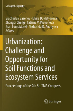Honighäuschen (Bonn) - This proceedings volume focuses on different aspects of environmental assessment, monitoring, and management of urban and technogenic soils. Soils of Urban, Industrial, Traffic, Mining and Military Areas (SUITMAs) differ substantially from their natural zonal counterparts in their physical, chemical and biological features, their performed functions, and supported services. This book discusses the monitoring, analysis and assessment of the effects of urbanization on soil functions and services. Further, it helps to find solutions to the environmental consequences of urbanization and discusses best management practices such as management and design of urban green infrastructure, waste management, water purification, and reclamation and remediation of contaminated soils in the context of sustainable urban development. The book includes thematic sections corresponding to 14 sessions of the SUITMA 9 congress, covering broad topics that highlight the importance of urban soils for society and environment and summarizing the lessons learned and existing methodologies in analyses, assessments, and modeling of anthropogenic effects on soils and the related ecological risks. This proceedings book appeals to scientists and students as well as practitioners in soil and environmental science, urban planning, geography and related disciplines, and provides useful information for policy makers and other stakeholders working in urban management and greenery.