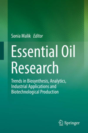 Honighäuschen (Bonn) - This book highlights the advances in essential oil research, from the plant physiology perspective to large-scale production, including bioanalytical methods and industrial applications. The book is divided into 4 sections. The first one is focused on essential oil composition and why plants produce these compounds that have been used by humans since ancient times. Part 2 presents an update on the use of essential oils in various areas, including food and pharma industries as well as agriculture. In part 3 readers will find new trends in bioanalytical methods. Lastly, part 4 presents a number of approaches to increase essential oil production, such as in vitro and hairy root culture, metabolic engineering and biotechnology. Altogether, this volume offers a comprehensive look at what researchers have been doing over the last years to better understand these compounds and how to explore them for the benefit of the society.