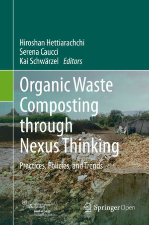 Honighäuschen (Bonn) - Organic waste composting is another excellent example to demonstrate the power and the benefits of nexus thinking. Even though organic waste composting itself is not a new topic, those who want to start a new project or align an ongoing project with nexus thinking, find it difficult to gather the necessary information. With nine case studies from four continents, this book aims to fill above gap in literature. While current literature on composting is often found to be limited to either soil/agriculture sector or waste management sector, this book presents a combined point of view. This open access book starts with an introductory chapter that describes the need to bring the waste management aspects and soil nutrient management aspects of compost production into one integrated theme. The relevance of nexus thinking and the Sustainable Development Goals (SDGs) are also presented in this introduction. The first three chapters after the introduction covers composting from the solid waste management and its policy aspects, taking examples from three developing countries. The next three examples are mostly about the benefits composting can provide to the soil and agriculture. These examples are also from three developing countries, but with a mixture of urban as well as rural settings. Last three chapters present more insight into the latest developments taking examples from Europe, as well as new methods adapted from the traditional styles from Africa.