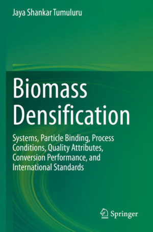 Honighäuschen (Bonn) - This monograph discusses the various biomass feedstocks currently available for biofuels production, and mechanical preprocessing technologies to reduce the feedstock variability for biofuels applications. Variability in the properties of biomassin terms of moisture, particle size distribution, and low-densityresults in storage, transportation, handling, and feeding issues. Currently, biorefineries face serious particle bridging issues, uneven discharge, jamming of equipment, and transportation problems. These issues must be solved in order for smooth operations to be possible. Mechanical preprocessing technologies, such as size reduction, densification, and moisture management using drying and dewatering, can help to overcome these issues. Many densification systems exist that will assist in converting low-density biomass to a high-density commodity type feedstock. In 6 chapters, the impact of densification process variables, such as temperature, pressure, moisture, etc., on biomass particle agglomeration, the quality of the densified products, and the overall energy consumption of the process are discussed, as are the various compression models for powders that can be used for biomass particles agglomeration behavior and optimization of the densification process using statistical and evolutionary methods. The suitability of these densified products for biochemical and thermochemical conversion pathways is also discussed, as well as the various international standards (CEN and ISO) they must adhere to. The author has worked on biomass preprocessing at Idaho National Laboratory for the last ten years. He is the principal investigator for the U.S. Department of Energy Bioenergy Technologies Office-funded Biomass Size Reduction and Densification project. He has developed preprocessing technologies to reduce cost and improve quality. The author has published many papers and books focused on biomass preprocessing and pretreatments. Biomass process engineers and biorefinery managers can benefit from this book. Students in chemical, mechanical, biological, and environmental engineering can also use the book to understand preprocessing technologies, which greatly assist in improving the biomass critical material attributes. The book can help policymakers and energy systems planners to understand the biomass properties limitations and technologies to overcome the same.