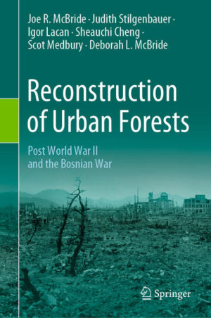 Honighäuschen (Bonn) - This book will address the destruction of urban forest in nine cities by bombing during World War II and the Bosnian War  and their reconstruction in the post-war years.  After reviewing the general objectives and results of aerial bombing, the book explores the effects of bombing and the reconstruction of urban forest in London, Coventry, Hamburg, Dresden, St. Petersburg, Stalingrad, Tokyo, Hiroshima, and Sarajevo.  Sarajevo stands out among these cities because the destruction of its urban forest was the result of citizens cutting down trees for firewood during the siege of the city. Most of the cities studied developed plans for reconstruction either during or after the war.  These plans often addressed the planning and re-establishment of the urban forest that had been destroyed.  Urban planners often planned for infrastructure improvements such as new boulevards and parks where trees would be planted.  After the war many of these plans were abandoned or significantly modified.  Cost, resistance by property owners, control of reconstruction by authorities outside of the cities, and the lack of planting stock were factors contributing to the failure of many of the plans.  Exceptions occurred in Hiroshima and Coventry where the destroyed cities became symbols of national reconstruction and every effort was made to redesign the destroyed portions of these cities as memorials to those who lost their lives and to demonstrate the rebirth of the cities.  In several of the cities studied individual citizens undertook on their own the replanting of street and park trees.  Their ingenuity, hard work, and dedication to trees in their cities was remarkable.  A common factor limiting efforts to replant street and park trees was the lack of nursery stock.  During and immediately after the wars nearly all nurseries that had supplied trees for city planting had been converted to vegetable gardens to produce food for the urban populations.  The slow return to the production of trees for urban planting was a common factor in the time required in many cities to restore their street and park trees.  There are lessons to be learned by urban planner, urban forester, and landscape architects from this book that will be useful in the future destruction of urban forest either by natural or man-made causes.