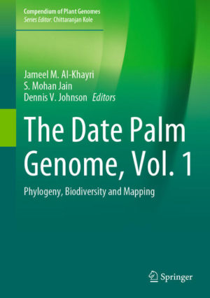 Honighäuschen (Bonn) - This book is the first volume of a comprehensive assemblage of contemporary knowledge relevant to genomics and other omics in date palm. Volume 1 consists of 11 chapters arranged in 3 parts grouped according to subject. Part I, Biology and Phylogeny, focuses on date palm biology, evolution and origin. Part II, Biodiversity and Molecular Identification, covers conformity of in vitro derived plants, molecular markers, barcoding, pollinizer genetics and gender determination. Part III, Genome Mapping and Bioinformatics, addresses genome mapping of nuclear, chloroplast and mitochondrial DNA, in addition to a chapter on progress made in date palm bioinformatics. This volume represents the efforts of 30 international scientists from 10 countries and contains 78 figures and 30 tables to illustrate presented concepts. Volume 2 is published under the title: Omics and Molecular Breeding.