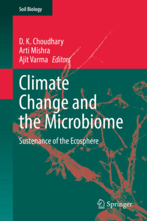 Honighäuschen (Bonn) - This book highlights the impact of climate change on the soil microbiome and its subsequent effects on plant health, soil-plant dynamics, and the ecosphere. It also discusses emerging ideas to counteract these effects, e.g., through agricultural applications of functional microbes, to ensure a sustainable ecosystem. Climate change is altering the soil microbiome distributions and thus the interactions in microbiome and plant?soil microorganism. Improvement of our understanding of microbe-microbe and plant-microbe interaction under changing climatic conditions is essential, because the overall impact of these interactions under varying adverse environmental conditions is lacking. This book has been designed to understand the impact of climate change, i.e., mainly salt and drought stress, on the soil microbiome and its impact on plant, yield, and the ecosphere. The book is organized into four parts: The first part reviews the impact of climate change on the diversity and richness of the soil microbiome. The second part addresses effects of climate change on plant health. The third part discusses effects on soil-plant dynamics and functionality, e.g., soil productivity. The final part deals with the effects of climate change on ecosystem functioning and also discusses potential solutions. The book will appeal to students and researchers working in the area of soil science, agriculture, molecular biology, plant physiology, and biotechnology.