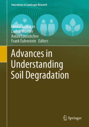 Honighäuschen (Bonn) - This book informs about knowledge gain in soil and land degradation to reduce or prevent it for meeting the mission of the Sustainable Developments Goals of the United Nations. Essence, extent, monitoring methods and implications for ecosystem functioning of main soil degradation types are characterized in overview chapters and case studies. Challenges, approaches and data towards identification of degradation in the frame of improving functionality, health and multiple ecosystem services of soil are demonstrated in the studies of international expert teams. The book consists of five parts, containing 512 single chapters each and 36 in total. Parts are explaining (I) Concepts and Indicators, (II) Soil Erosion and Compaction, (III) Soil Contamination, (IV) Soil Carbon and Fertility Monitoring and (V) Soil Survey and Mapping of Degradation The primary audience of this book are scientists of different disciplines, decision-makers, farmers and further informed people dealing with sustainable management of soil and land.