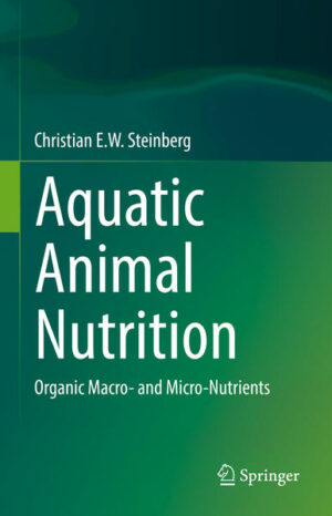 Honighäuschen (Bonn) - As sequel to Aquatic Animal Nutrition  A Mechanistic Perspective from Individuals to Generations, the present treatise on organic macro- and micronutrients continues the unique cross fertilization of aquatic ecology/ecophysiology and aquaculture. This treatise considers proteins and their constituents, carbohydrates from mono- to polysaccharides, fatty acids from free acids to fat, and waxes. It becomes obvious that these organic nutrients are more than only simple fuel for the metabolism of animals