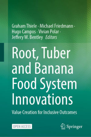 Honighäuschen (Bonn) - This open access book describes recent innovations in food systems based on root, tuber and banana crops in developing countries. These innovations respond to many of the challenges facing these vital crops, linked to their vegetative seed and bulky and perishable produce. The innovations create value, food, jobs and new sources of income while improving the wellbeing and quality of life of their users. Women are often key players in the production, processing and marketing of roots, tubers and bananas, so successful innovation needs to consider gender. These crops and their value chains have long been neglected by research and development, hence this book contributes to filling in the gap. The book features many outcomes of the CGIAR Research Program in Roots, Tubers and Banana (RTB), which operated from 2012-21, encompassing many tropical countries, academic and industry partners, multiple crops, and major initiatives. It describes the successful innovation model developed by RTB that brings together diverse partners and organizations, to create value for the end users and to generate positive economic and social outcomes. RTB has accelerated the scaling of innovations to reach many end users cost effectively. Though most of the books examples and insights are from Africa, they can be applied worldwide. The book will be useful for decision makers designing policies to scale up agricultural solutions, for researchers and extension specialists seeking practical ideas, and for scholars of innovation.