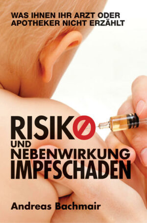 Honighäuschen (Bonn) - Wer sich oder seine Kinder impfen lassen möchte, muss sich über potenzielle Risiken und Nebenwirkungen im Klaren sein. Von offizieller Seite werden Nebenwirkungen von Impfungen systematisch runtergespielt und nur maximal 5% aller schweren Impfreaktionen gehen überhaupt in die Statistik ein bzw. finden sich auf dem Beipackzettel. Die anderen 95% sind Beschwerden, die rein zufällig nach der Impfung entstanden sind und angeblich nichts mit der Impfung zu tun haben. Dass die Realität anders aussieht, zeigen die Fallberichte von Betroffenen. Diese Berichte sind keine Einzelfälle, sondern oft typische Nebenwirkungen, wie sie nach Impfungen auftreten können. Das vorliegende Buch ist überfällig! Herr Bachmair greift in der einzig richtigen Weise in die Impfdiskussion ein: Er lässt die Betroffenen und die Beschädigten, die modernen Patienten von heute sprechen, die Nervengeschädigten, die Allergischen und die so vielschichtig deprimierend auf Impfungen Reagierenden. Dr. Friedrich Graf Dem Buch wünsche ich eine breite Leserschaft, da hier ein echter Einblick in die Welt der Impfkomplikationen geboten wird, der vor einer anstehenden Entscheidung von größter Bedeutung ist." Dr. Klaus Hartmann