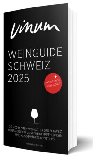 Die 4. Ausgabe des VINUM Weinguide Schweiz ist ein verlässlicher und übersichtlicher Führer durch die Schweizer Winzerszene mit ihrer faszinierenden, aber manchmal eben auch verwirrenden Vielfalt. 18 Weingüter haben neu den Sprung in unsere Auswahl geschafft. Neu ist auch, dass jedes der 200 von uns selektionierten Weingüter, die jeweils auf einer Buchseite vorgestellt werden, nochmals mittels einer Skala von eins bis fünf Sternen betreffend ihrer qualitativen Gesamtleistung bewertet werden. Ergänzend zu den Portraits über die Winzer werden jeweils zwei Weine vorgestellt, allerdings ohne Jahrgangsangabe. Es sind Weine, welche nach unserer Meinung exemplarisch für die Philosophie des Gutes stehen und ihrer Stilistik über die Jahrgangsunterschiede hinweg treu bleiben.