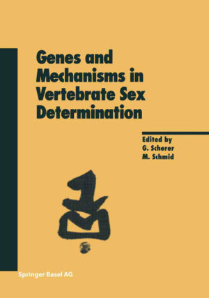 Honighäuschen (Bonn) - Following an opening chapter by the late Susumu Ohno on paralogues of sex-determining genes, the five best-studied genes essential for early mammalian gonadal development are portrayed in detail: SF-1 and WT1 and their roles in early events in gonadal development, SRY and SOX9 in testis determination, and the anti-testis gene DAX-1. Subsequent chapters look at the roles of these genes in sex determination in marsupial mammals, birds, reptiles, amphibians and fish, and review the different sex-determining mechanisms, genetic and environmental, that operate in these different vertebrate classes. Two insights emerge: one, that the same basic set of genes appears to operate during early gonadal development in all vertebrates, despite the differences in mechanisms