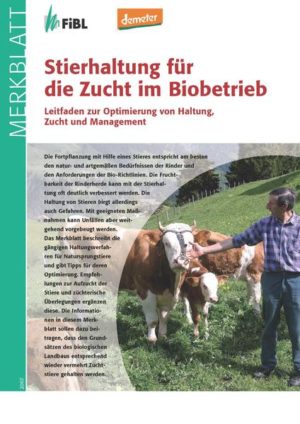 Honighäuschen (Bonn) - Das Merkblatt beschreibt die gängigen Haltungsverfahren für Natursprungstiere und gibt Tipps für deren Optimierung. Empfehlungen zur Aufzucht der Stiere und züchterische Überlegungen ergänzen diese.