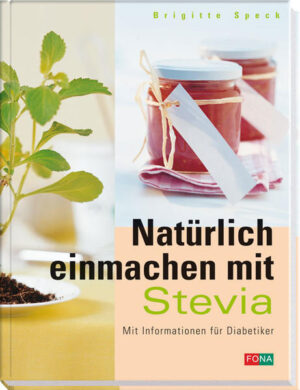 Einmachen mit Stevia gehört die Zukunft. Für die Haltbarkeit braucht Eingemachtes nicht zwingend gesüsst zu werden, aber eine angenehme, unaufdringliche Süsse macht Obst und Beeren, Tomaten, Zucchini und Kürbis fruchtiger und aromatischer. Jetzt kann diese mit dem süssen Wunderkraut bewirkt werden, welches fast keine Kalorien hat und für den Organismus eine Wohltat ist. Mit Informationen für Diabetiker bei jedem Rezept. Inhalt: Einführung zum Thema „Einmachen“. Rezepte: Konfitüren, Saft und Gelees aus Beeren und Obst, Kompott aus Kern- und Steinobst, heiss Einfüllen von Früchten und Tomaten, Süssaures, Sirup.