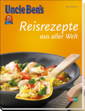 Der Reis ist Legende. Seit Uncle Ben’s Parboiled Rice ist die Zubereitung eines perfekten Trockenreises kinderleicht, denn er verkocht einfach nicht. Seit auch die Sorten Basmati, Thai, Wildrice Mix, Tricolore Rice und Risotto im Angebot sind, stehen dem dynamischen Unle Ben’s Reis die Türen zur Welt offen. Die Rezepte sind zum einen Klassiker der Weltküche, zum andern Eigenkreationen des Spiezer Schloss-Kochs. Ob nach langem Arbeitstag oder wenn unerwartet Gäste eintreffen, die Gerichte sind im Nu zubereitet und selbst für Küchen-Newcomer leicht nachvollziehbar.