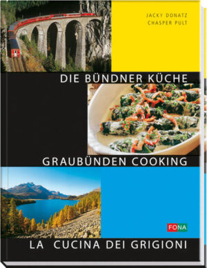 Capuns, Pizokel, Maluns, Tatsch und Plain in Pigna - klingende Namen, die verraten, dass es die eigenständige Bündner Küche wirklich gibt. Dabei ist auch, dank unterschiedlicher Klimazonen, die Produktevielfalt äusserst gross. Ob spezielle Kartoffelsorten, die in höheren und rauen Lagen gedeihen, ob in der würzigen Luft des Engadins getrocknetes Rindfleisch oder Kastanien, die die Wärme der sonnenverwöhnten Südtäler speichern: Mit ihnen wurde seit je mit Leidenschaft gekocht. Meisterköche haben die Bündner Küche indes weiterentwickelt und weitherum bekannt gemacht. Jacky Donatz präsentiert seine verfeinerte Bündner Küche, in der die Produkte unverfälscht und leicht daher kommen.