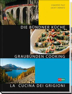 Capuns, Pizokel, Maluns, Tatsch und Plain in Pigna - klingende Namen, die verraten, dass es die eigenständige Bündner Küche wirklich gibt. Dabei ist auch, dank unterschiedlicher Klimazonen, die Produktevielfalt äusserst gross. Ob spezielle Kartoffelsorten, die in höheren und rauen Lagen gedeihen, ob in der würzigen Luft des Engadins getrocknetes Rindfleisch oder Kastanien, die die Wärme der sonnenverwöhnten Südtäler speichern: Mit ihnen wurde seit je mit Leidenschaft gekocht. Meisterköche haben die Bündner Küche indes weiterentwickelt und weitherum bekannt gemacht. Jacky Donatz präsentiert seine verfeinerte Bündner Küche, in der die Produkte unverfälscht und leicht daher kommen.