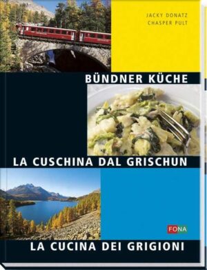 Capuns, Pizokel, Maluns, Tatsch und Plain in Pigna - klingende Namen, die verraten, dass es die eigenständige Bündner Küche wirklich gibt. Dabei ist auch, dank unterschiedlicher Klimazonen, die Produktevielfalt äusserst gross. Ob spezielle Kartoffelsorten, die in höheren und rauen Lagen gedeihen, ob in der würzigen Luft des Engadins getrocknetes Rindfleisch oder Kastanien, die die Wärme der sonnenverwöhnten Südtäler speichern: Mit ihnen wurde seit je mit Leidenschaft gekocht. Meisterköche haben die Bündner Küche indes weiterentwickelt und weitherum bekannt gemacht. Jacky Donatz präsentiert seine verfeinerte Bündner Küche, in der die Produkte unverfälscht daher kommen.