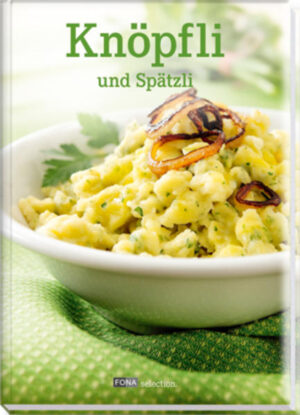 Knöpfli gehören zu den beliebtesten Mehlspeisen überhaupt. Sie sind schnell zubereitet und man hat auch gleich eine ganze Mahlzeit. Die Kräuter geben ihnen eine grüne Farbe, Tomaten und Randen eine rote Farbe, der Kürbis eine dezente orange Farbe. Das 'Umfeld' ist ebenso bunt und abwechslungsreich. Die Tipps und Tricks in der Einführung machen jeden zum Knöpflispezialisten. Wer alle Rezepte ausprobiert hat, kann sich an eigene Kreationen wagen.