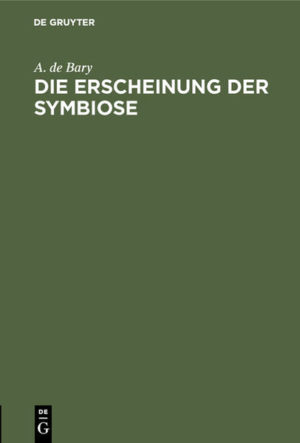 Honighäuschen (Bonn) - Frontmatter -- VORWORT -- DIE ERSCHEINUNG DER SYMBIOSE -- Backmatter