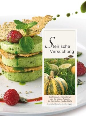 Steirisches Kürbiskernöl g.g.A. wird ohne chemische Zusätze abgefüllt und ist somit ein reines Naturprodukt. Eine Fülle wertvoller Inhaltsstoffe ist darin enthalten! Das diese einzigartige Spezialität darüber hinaus noch fabelhaft schmeckt, nutzen nicht nur steirische (Hauben)köche für Ihre Kreationen. Sie verraten ihre ganz persönlichen Kernölfavoriten im neuen Buch der Gemeinschaft Steirisches Kürbiskernöl g.g.A.: „Steirische Versuchung“. Vom Anfänger bis zum leidenschaftlichen Hobbykoch findet jeder das eine oder andere Schmankerl für´s eigene Küchen-Repertoire. Darüber hinaus zeigt es viel Wissenswertes rund ums Steirische Kürbiskernöl g.g.A.: Den Weg auf unsere Teller, Qualitätsmerkmale, Geschichte, Gesundheit und Ernährung runden den Informationsreigen ab. Dieses Buch ist eine Einladung zum Schmökern, Ausprobieren und Verwöhnen aller Sinne.