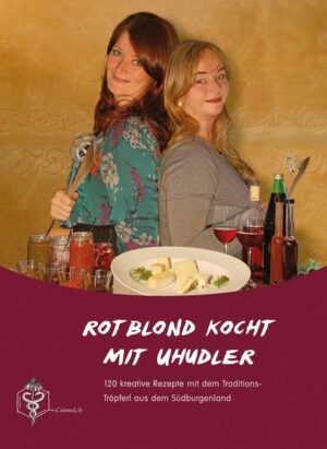 1 Jahr 2 Linzerinnen 700 Stunden 120 Rezepte im Jahreskreis 128 Seiten und viele unvergessliche Momente von der Arbeit im Weingarten über geselliges Kochen bis zum fertigen Buch. Egal ob Sie Vegetarierin oder Fleischliebhaberin sind oder gern Getränke kombinieren, der Charakter dieser naturbelassenen Weinspezialität setzt auf viele Variationen ein i-Tüpfelchen! Wir laden Sie ein, diese Reise in die neue geschmackliche Dimension Uhudler mit uns anzutreten. www.ROTBLOND.at ROTBLOND alias Sissi Kaiser (Multimediale Kunsttherapeutin) und Karin Dorfner (Bankerin) lieben Kochen, Essen, Reisen und die kulinarische Verbindung aus Linz & Südburgenland:-) "Rotblond kocht mit Uhudler" ist erhältlich im Online-Buchshop Honighäuschen.