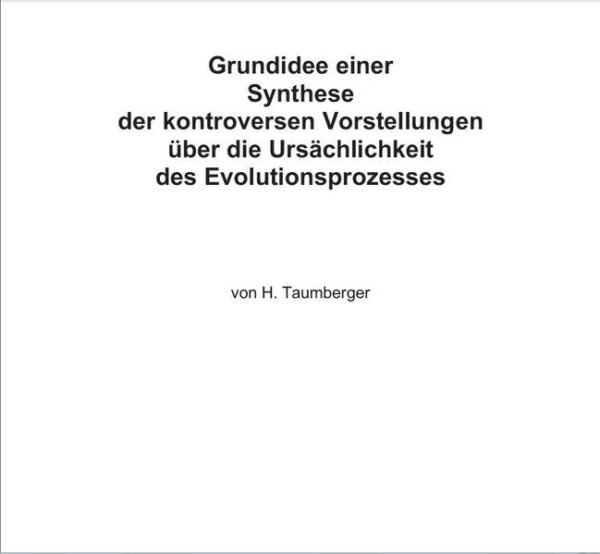 Honighäuschen (Bonn) - Evolutionsprozess - Synthese der Vorstellungen