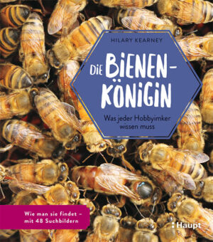 Honighäuschen (Bonn) - Wer Bienen halten möchte, muss ihre Königin verstehen. Für Hobbyimker und alle, die Bienen lieben: Alles über Aufbau, Organisation und Leben des Bienenstocks. Mit 48 Suchbildern, um die Suche nach der Bienenkönigin zu trainieren. Wer Bienen halten möchte, kommt nicht darum herum, die Königin im Gewimmel zwischen Arbeiterinnen und Drohnen zu finden: Ob es nun darum geht, ein neues Bienenvolk zu gründen, einen Schwarm einzufangen, Bienen zu beobachten oder Honig zu ernten. Auch wenn sie den Stock nur ganz selten verlässt, zeichnet sich das Leben der Bienenkönigin durch faszinierende Ereignisse aus: vom Kampf auf Leben und Tod mit anderen Königinnen um die Vorherrschaft in der Schwarmzeit bis hin zum Hochzeitsflug und der Begattung durch Dutzende von Drohnen  schließlich ist die Königin die Einzige, die für die Fortpflanzung sorgen kann. Mit diesem Buch folgen wir der Imkerin Hilary Kearney auf eine Reise in den Bienenstock, finden die Königin und erkunden ihr Reich.
