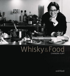 Die Krönung der Kochkunst - Whisky and Food Der Genuss von Whisky war noch nie so populär wie heute vom einfachen Blend bis zum qualitativ hochwertigen Single Malt. Zahlreiche Bücher berichten über Herkunft und Herstellung des hochprozentigen Tropfens. Chandra Kurt geht neue Wege: Sie nimmt den Leser auf eine kulinarische Reise in die Welt des Whiskygenusses mit. Whisky passt hervorragend in die Küche: ins Gericht oder als Begleitgetränk zum Gericht. Sie präsentiert kulinarische Klassiker aus Europa und Japan, mit denen ein Scotch Whisky wunderbar harmoniert, und gibt Tipps für dessen richtige Lagerung sowie ein gelungenes Dinner.