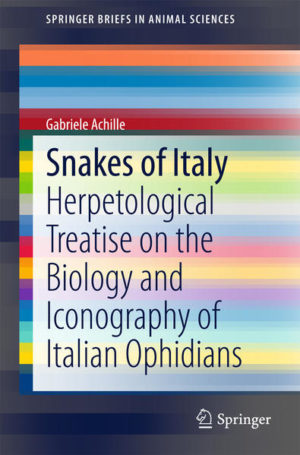 Honighäuschen (Bonn) - This book offers a comprehensive review of the biology of snakes, focusing on Italian species. The snakes of Italy belong to the two families Colubridae and Viperidae, and for each species the systematic classification and chorology including distribution maps are presented. Furthermore, readers will learn how to carry out field studies, how to handle snakes and how to photograph them. The book concludes with a chapter on the iconography of historical Italian snakes and their importance in popular science, and one on myths and legends. This SpringerBriefs volume will appeal to herpetologists and technical staff. The section on iconography may also be of interest to museum staff.