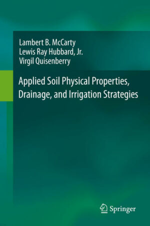 The book is a realistic blend of basic knowledge and understanding in soil physical properties. It will enable the reader to scientifically analyze soils to develop practical and successful means of providing sufficient drainage and to develop science-based irrigation strategies. Only basic mathematical knowledge is necessary to understand and apply the proven principles covered. With limited resources that are increasing significantly in costs, the book blends the ideal concept of providing sufficient drainage and irrigation based on using soil physical properties but with financial limitations in mind. One traditional problem with many Soil Physics, Drainage, and Irrigations-based texts is the prerequisite of understanding complicated calculus-based mathematics. Although necessary for a theory-based text, our text was developed with practitioners in mind where such complicated mathematics was avoided but referenced if the reader wishes to further explore the specific topic.  Another problem with many traditional texts is the lack of practical examples or case-studies allowing readers to relate their specific scenarios to similar types of situations. We have purposely included numerous examples and practical field experiences. This is especially true when many of the theoretical ideals are covered, followed by explanations of how such ideals can be applied in the laboratory and field.