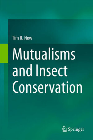 Documenting and understanding intricate ecological interactions involving insects is a central need in conservation, and the specialised and specific nature of many such associations is displayed in this book. Their importance is exemplified in a broad global overview of a major category of interactions, mutualisms, in which the interdependence of species is essential for their mutual wellbeing. The subtleties that sustain many mutualistic relationships are still poorly understood by ecologists and conservation managers alike. Examples from many parts of the world and ecological regimes demonstrate the variety of mutualisms between insect taxa, and between insects and plants, in particular, and their significance in planning and undertaking insect conservation  of both individual species and the wider contexts on which they depend. Several taxonomic groups, notably ants, lycaenid butterflies and sucking bugs, help to demonstrate the evolution and flexibility of mutualistic interactions, whilst fundamental processes such as pollination emphasise the central roles of, often, highly specific partnerships. This compilation brings together a wide range of relevant cases and contexts, with implications for practical insect conservation and increasing awareness of the roles of co-adaptations of behaviour and ecology as adjuncts to designing optimal conservation plans. The three major themes deal with the meanings and mechanisms of mutualisms, the classic mutualisms that involve insect partners, and the environmental and conservation lessons that flow from these and have potential to facilitate and improve insect conservation practice. The broader ecological perspective advances the transition from primary focus on single species toward consequently enhancing wider ecological contexts in which insect diversity can thrive.