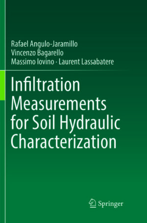 Honighäuschen (Bonn) - This book summarises the main results of many contributions from researchers worldwide who have used the water infiltration process to characterize soil in the field.  Determining soil hydrodynamic properties is essential to interpret and simulate the hydrological processes of economic and environmental interest.  This book can be used as a guide to soil hydraulic characterization and in addition it gives a complete description of the treated techniques, including an outline of the most significant research results, with the main points that still needing development and improvement.